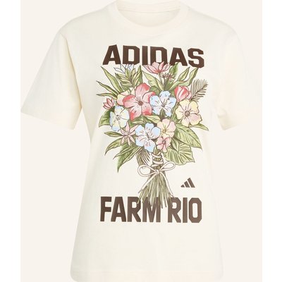 Adidas Adidas X Farm Rio Grafik-T-Shirt beige