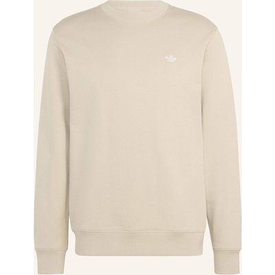 Adidas Originals Trefoil Essentials Crew French Terry Sweatshirt beige