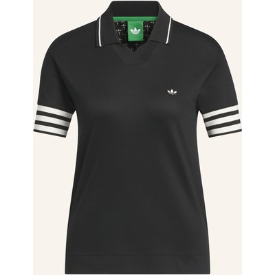 Adidas Originals 3-Streifen Poloshirt schwarz