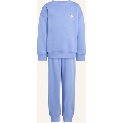 Adidas Originals Jogginganzug Mit Rundhalsausschnitt, Locker Geschnitten blau