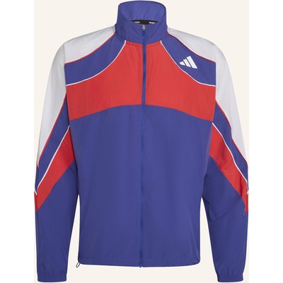 Adidas Adizero Archive Running Jacke blau