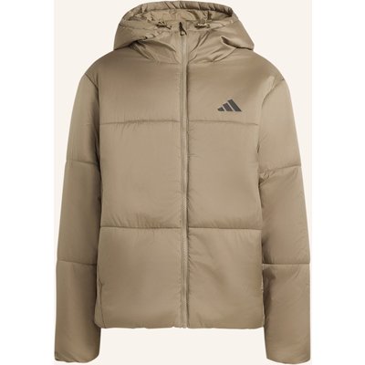 Adidas Essentials Highloft Puffer Jacke, Isoliert beige