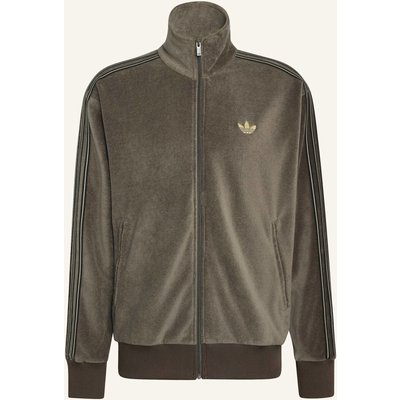 Adidas Originals Firebird Velours Trainingsjacke braun