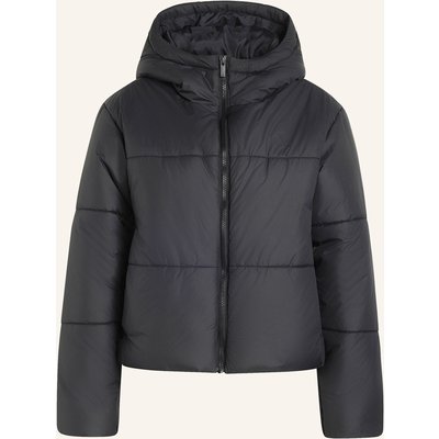 Adidas Essentials Highloft Puffer Jacke, Isoliert schwarz