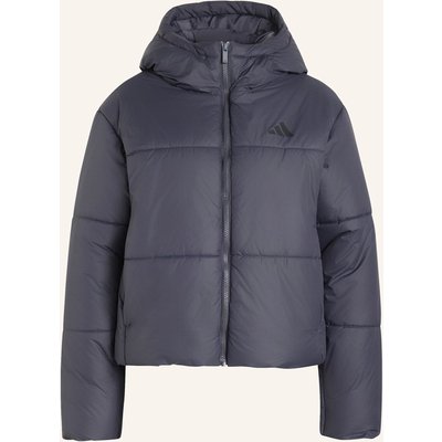 Adidas Essentials Highloft Puffer Jacke, Isoliert grau