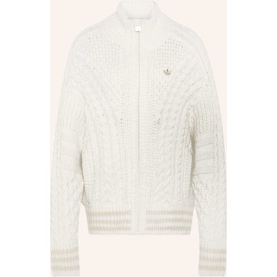 Adidas Originals Firebird Trainingsjacke, Zopfmuster weiss