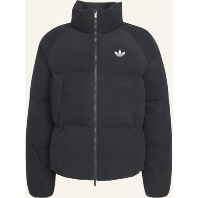 Adidas Originals Corduroy Puffer Jacke schwarz