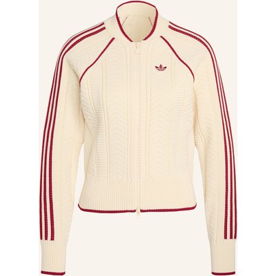 Adidas Originals Strickjacke Sst Mit Abnehmbarer Kapuze gelb