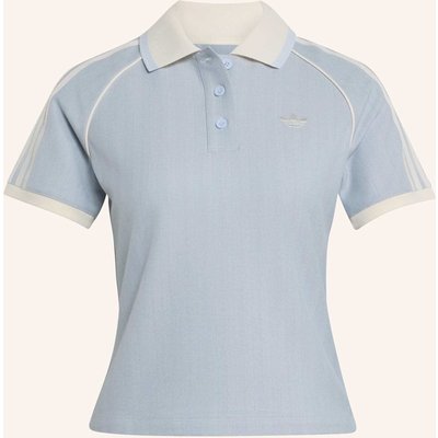Adidas Originals Tweed-Poloshirt blau