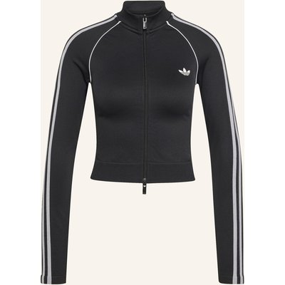 Adidas Originals Essentials 3-Streifen Track Top, Nahtlos schwarz