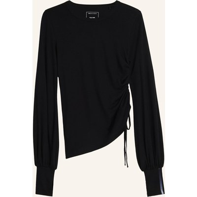 Y-3 Y-3 Longsleeve, Wolle, Kordelzug schwarz