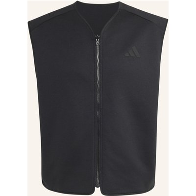 Adidas Soft Lux Weste, Wendedesign schwarz