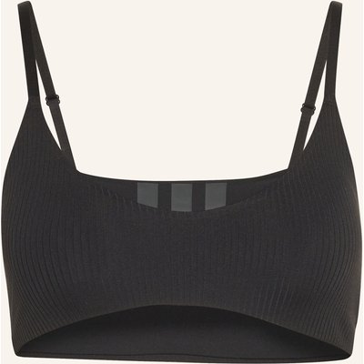 Adidas All Me Sport-Bh, Leichter Halt, Gerippt schwarz