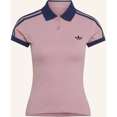 Adidas Originals 3-Streifen Poloshirt lila