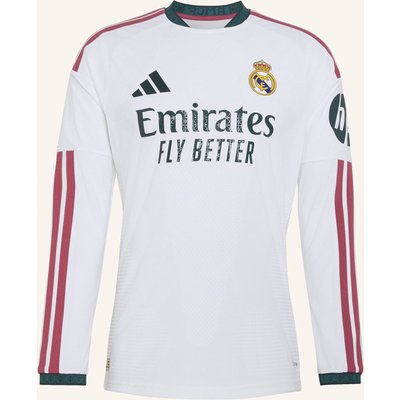 Adidas Real Madrid 26/27 Authentic Heimtrikot, Langärmelig weiss