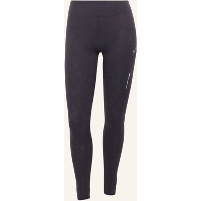Adidas By Stella Mccartney Adidas By Stella Mccartney Running Leggings, Blumenspitze schwarz