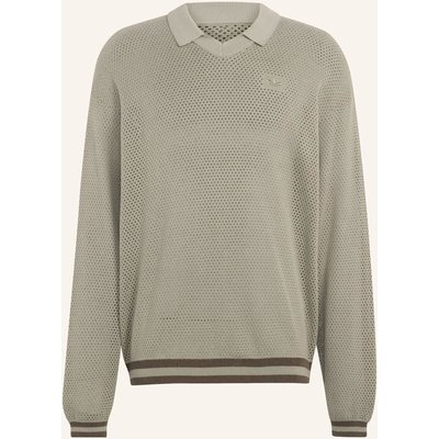Adidas Originals Fully Fashion Oberteil, Gewirktes Material, Langärmelig gruen