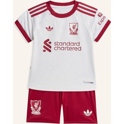 Adidas Liverpool Fc 26/27 Mini-Auswärtsausrüstung weiss