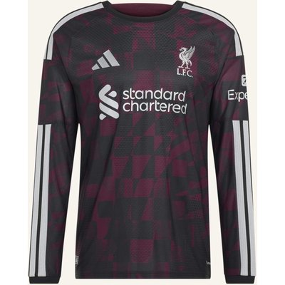 Adidas Liverpool Fc 26/27 Authentic Ausweichtrikot, Langärmelig schwarz