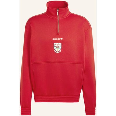 Adidas Arsenal Fc Eqt Oberteil, Reissverschluss Bis Zur Brust rot