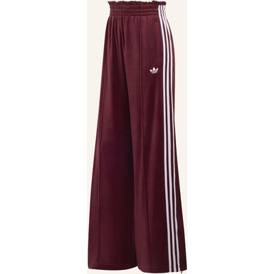 Adidas Originals Velours Trainingshose, Plissiert rot