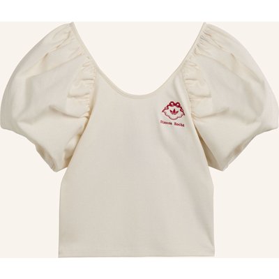 Adidas Originals Simone Rocha T-Shirt, Puffärmel weiss
