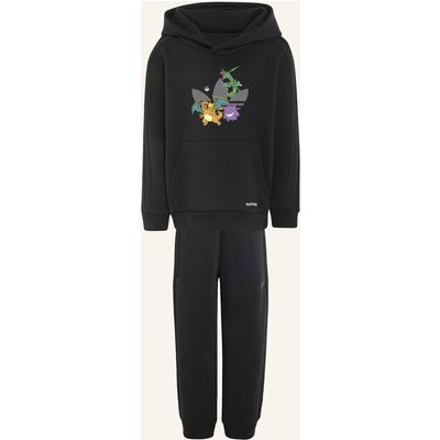 Adidas Originals Adidas Pokémon Hoodie Set; Locker Geschnitten schwarz