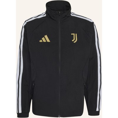 Adidas Juventus Turin Anthem Heimjacke schwarz