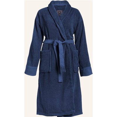 Essenza Bademantel Connect Organic Uni blau