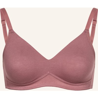 Erlich Textil Amela Bügelloser Multifunktions-Träger Bh Große Cups Starker Halt Aus Bio-Baumwolle - Verstellbare Träger lila
