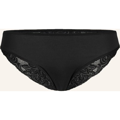 Erlich Textil Sophie Slip Mit Spitze Aus Modal schwarz