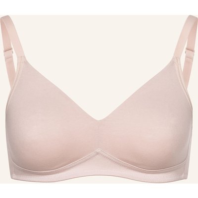 Erlich Textil Amela Bügelloser Multifunktions-Träger Bh Große Cups Starker Halt Aus Bio-Baumwolle - Verstellbare Träger braun