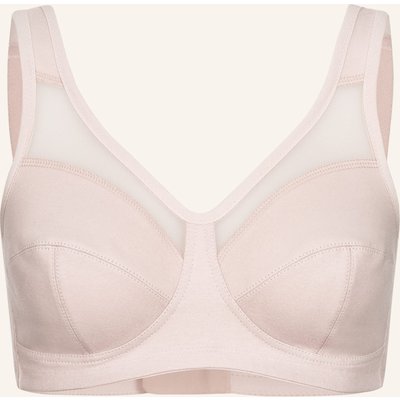 Erlich Textil Anni Bügelloser Tüll Bh Große Cups Starker Halt Aus Bio-Baumwolle - Verstellbare Träger braun
