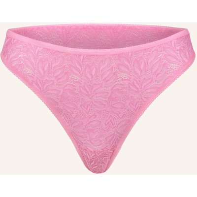Erlich Textil Iconic Lace String Aus Nachhaltiger Spitze - Atmungsaktiv pink