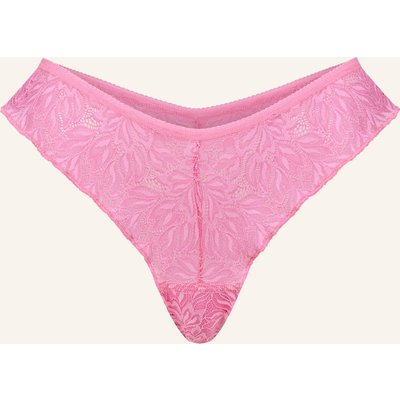 Erlich Textil Iconic Lace Brazil String Aus Nachhaltiger Spitze - Atmungsaktiv pink
