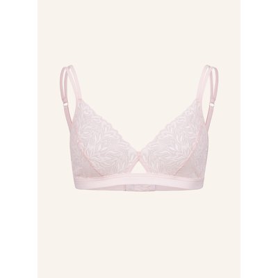 Erlich Textil Dreamy Lace Bügelloser Cut-Out Bh Aus Nachhaltiger Spitze - Verstellbare Träger beige
