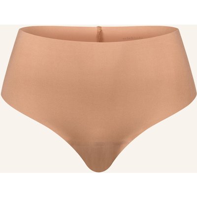 Erlich Textil Light Touch High Waist Brazil String Aus Weichem Modal - Nahtlose Kanten braun