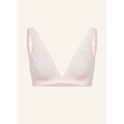 Erlich Textil Dreamy Lace Bügelloser Plunge Bh Große Cups Mittlerer Halt Aus Nachhaltiger Spitze - Verstellbare Träger beige