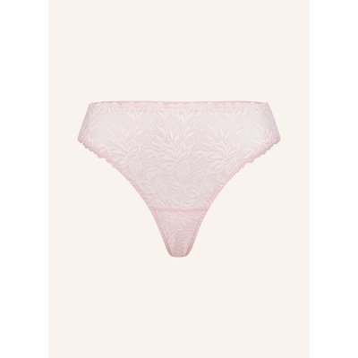 Erlich Textil Dreamy Lace High Waist Brazil String Aus Nachhaltiger Spitze - Atmungsaktiv beige