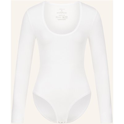 Erlich Textil Light Touch Langarm Body Aus Weichem Lyocell weiss