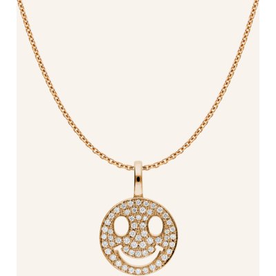 Cada Kette Mini Smiling Face rosegold