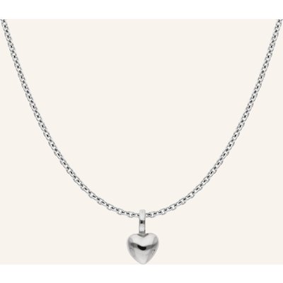 Cada Kette Round Tiny Heart silber