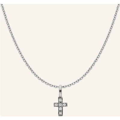 Cada Kette Tiny Turin Cross silber