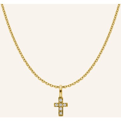 Cada Kette Tiny Turin Cross gold