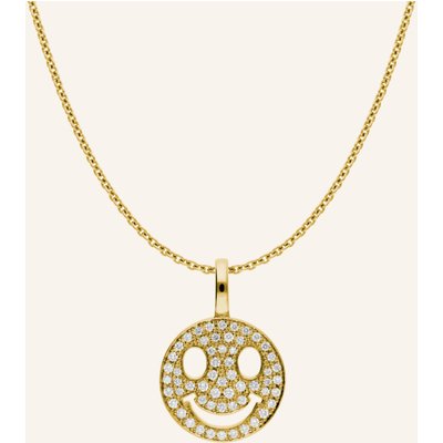 Cada Kette Mini Smiling Face gold