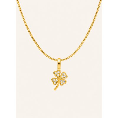 Cada Kette Tiny Lucky Clover gold