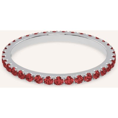 Veynou Ring Velvet Memory Aus 14 Karat Weißgold Und 0,90ct. Rubine silber