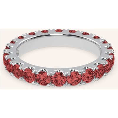 Veynou Ring Velvet Memory Aus 14 Karat Weißgold Und 2,70ct. Rubine silber