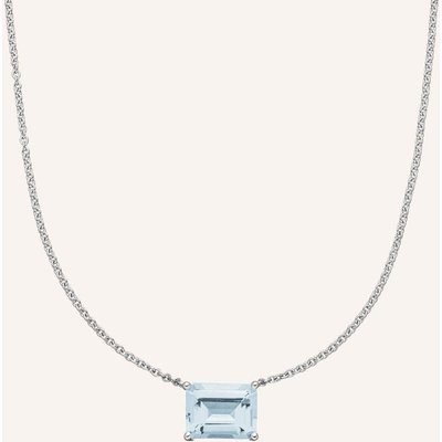 Veynou Halskette Sora Aus 14 Karat Weißgold Und 2,00ct. Aquamarin silber