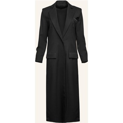 Helene Galwas Langer Mantel Aus Wollmix Bahira schwarz